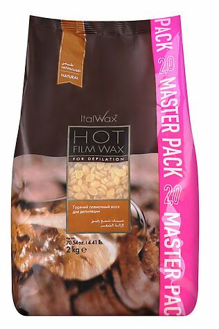 KRISTALLER Ital Wax Горячий плёночный гранулированный воск для депиляции / Натуральный, 2 кг #1131542