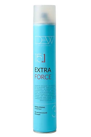 KRISTALLER DEW Professional Лак для волос экстрасильной фиксации / 15 in 1 Extra Force, 500 мл #1133488