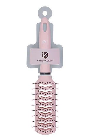 KRISTALLER Kristaller Туннельная расческа для волос 425R1.6242R1 / Жемчужная сакура, нейлоновые штифты, 23,5 см, розовый нюд #1133491