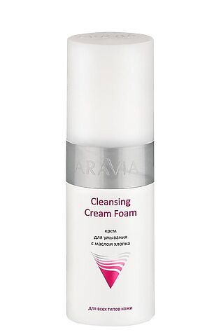 KRISTALLER Aravia Крем для умывания с маслом хлопка / Cleansing Cream Foam, 150 мл #1135569
