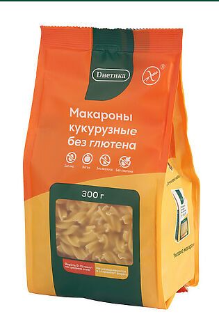 ЭКО-ПРОДУКТЫ Макароны Спираль кукурузная 'Диетика' 300г #1136933
