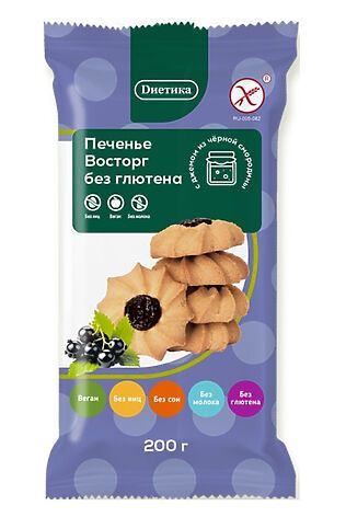 ЭКО-ПРОДУКТЫ Печенье сдобное восторг 'Диетика' 140г #1136941