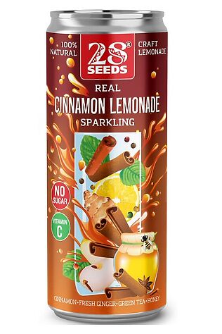 ЭКО-ПРОДУКТЫ Напиток коричный лимонад 'cinnamon limonade' с соком ж/б 330мл #1136990