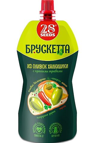 ЭКО-ПРОДУКТЫ Брускетта из оливок Халкидики с пряными травами 150г #1137004