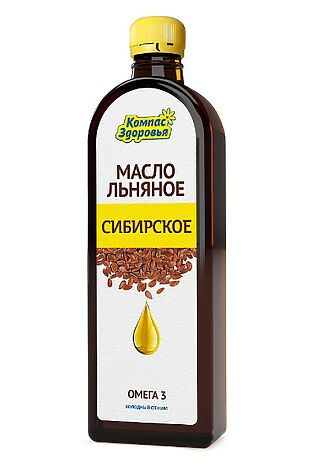 ЭКО-ПРОДУКТЫ Масло льняное 'Сибирское' 500мл #1175857