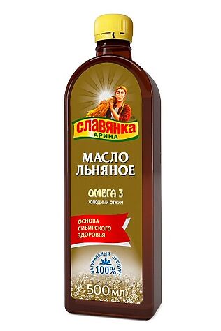 ЭКО-ПРОДУКТЫ Масло льняное 'Славянка Арина' 500мл #1175859
