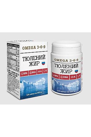 ЭКО-ПРОДУКТЫ Тюлений жир в капсулах 120капс. 36г #1175873