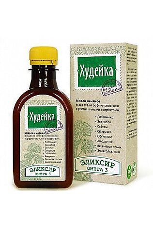 ЭКО-ПРОДУКТЫ Эликсир 'Худейка' на льняном масле 200мл #1175895