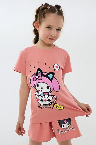 НАТАЛИ Детский костюм с шортами 46685 Kuromi1 #1178540