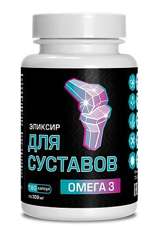 ЭКО-ПРОДУКТЫ Масло капсулированное льняное 'Для суставов - Омега 3' 180капс. 54г #1178770