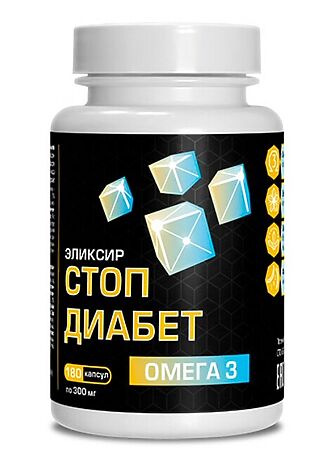ЭКО-ПРОДУКТЫ Масло капсулированное льняное 'Стоп диабет' 180капс. 54г #1179402