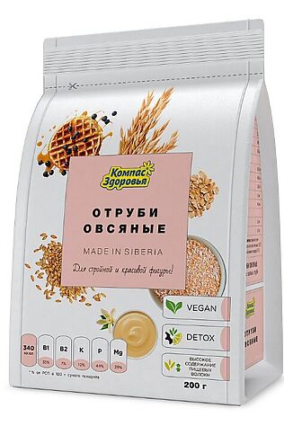 ЭКО-ПРОДУКТЫ Отруби овсяные 200г #1179418