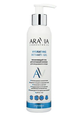 KRISTALLER Aravia Laboratories Увлажняющий гель для интимной гигиены для ежедневного ухода / Hydrating Intimate Gel, 200 мл #1179532