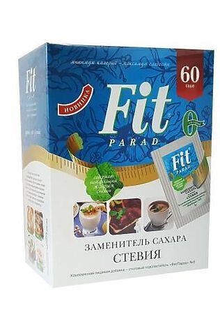 ЭКО-ПРОДУКТЫ ФитПарад №  8 - 60г эритритол, стевиозид 60шт САШЕ #1180101