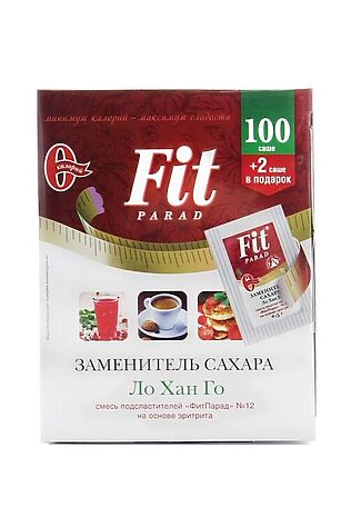 ЭКО-ПРОДУКТЫ ФитПарад № 12 - 50г Ло Хан Го, эритрит 50шт САШЕ #1180105