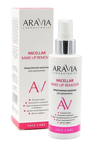 KRISTALLER Aravia Laboratories Очищающее мицеллярное молочко для демакияжа / Micellar Make-up Remover, 150 мл #1181559