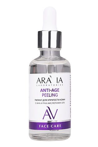 KRISTALLER Aravia Laboratories Пилинг для упругости кожи с AHA и PHA кислотами 15% / Anti-Age Peeling, 50 мл #1181560