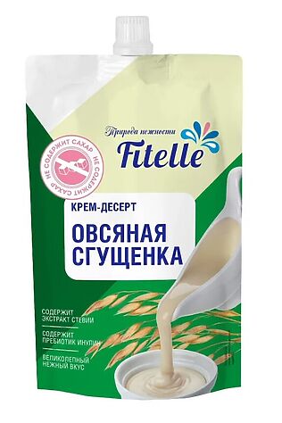 ЭКО-ПРОДУКТЫ Крем-десерт Овсяная сгущенка Fitelle 100г #1182239