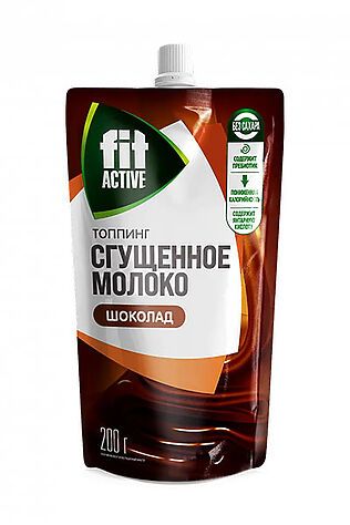 ЭКО-ПРОДУКТЫ Топпинг 'Сгущенное молоко' шоколад дой-пак 200г #1182249