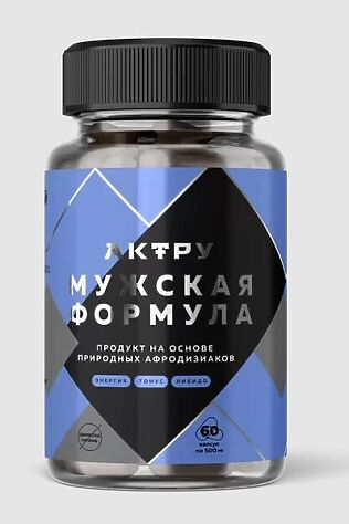 ЭКО-ПРОДУКТЫ Мужская Формула, натуральный состав 60*500мг #1182254