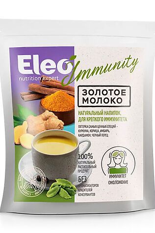 ЭКОПРОДУКТЫ Напиток Золотое молоко 'Immunity' Eleo 150г #1182518