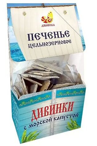 ЭКО-ПРОДУКТЫ Печенье ц/з (крекер) с морской капустой 150г  #1182562