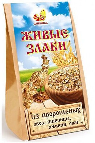 ЭКО-ПРОДУКТЫ Хлопья 4 злака пророщенные к.пакет 300г #1182599