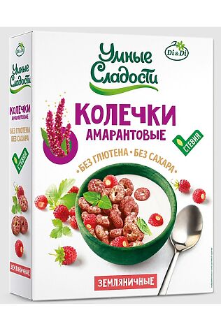 ЭКО-ПРОДУКТЫ Колечки амарантовые 'УмСладости' земляничные 150г #1182623