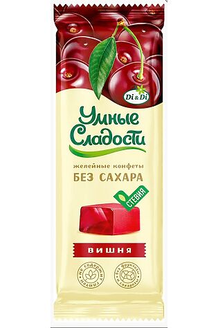ЭКО-ПРОДУКТЫ Конфеты 'УмСладости' желейные Вишня 90г #1182627
