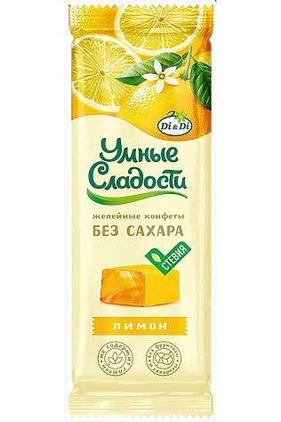 ЭКО-ПРОДУКТЫ Конфеты 'УмСладости' желейные Лимон 90г #1182629