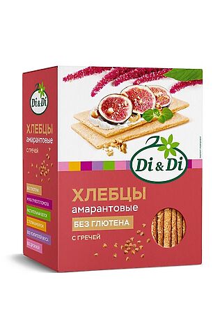 ЭКО-ПРОДУКТЫ Хлебцы амарантовые кукурузно-рисовые с гречей 195г #1183451
