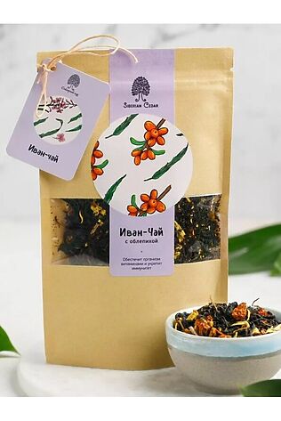 ЭКО-ПРОДУКТЫ Иван-чай с облепихой, пачка 40г #1183558