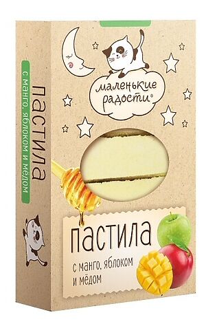 ЭКО-ПРОДУКТЫ Пастила 'Маленькие радости' Манго, яблоко и мёд 95г #1183919