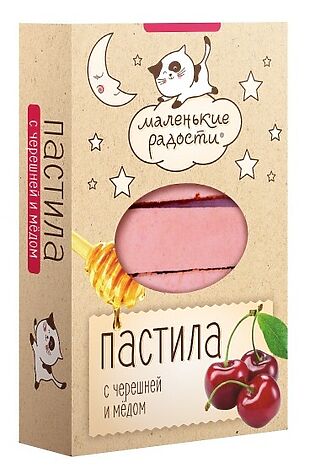 ЭКОПРОДУКТЫ Пастила 'Маленькие радости' Черешня и мёд 95г #1183920