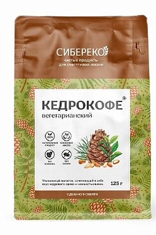 ЭКО-ПРОДУКТЫ Кедрокофе Вегетарианский 125г #1183960