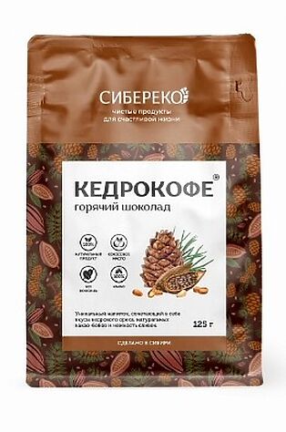 ЭКОПРОДУКТЫ Кедрокофе Горячий шоколад Apic 125г #1183961