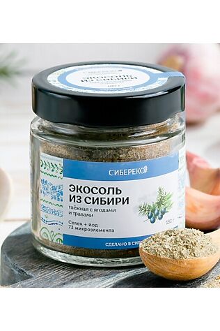 ЭКО-ПРОДУКТЫ Экосоль сибирская Таёжная с Ягодами и травами банка 180г #1183995