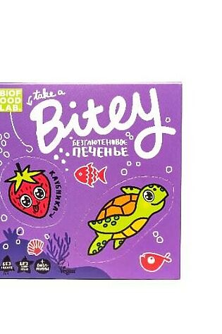 ЭКО-ПРОДУКТЫ Печенье Bitey 'Клубника' безглютеновое 125г #1184004