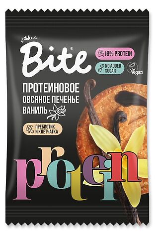 ЭКО-ПРОДУКТЫ Печенье протеиновое овсяное с ванилью 69г #1184301