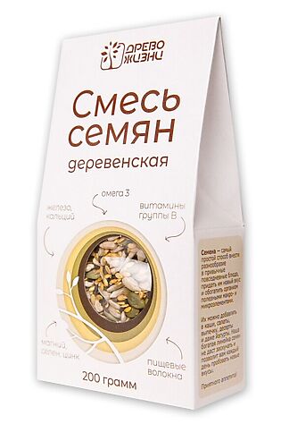 ЭКО-ПРОДУКТЫ Смесь семян 'Деревенская' 200г #1184309