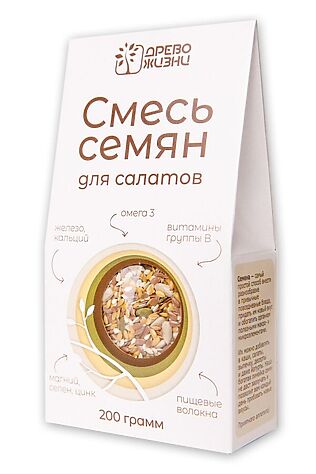 ЭКО-ПРОДУКТЫ Смесь семян 'Для салатов' 200г #1184310