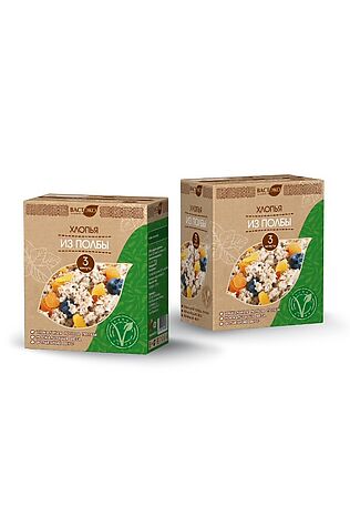 ЭКО-ПРОДУКТЫ Хлопья полбяные быстрого приготовления (3-5мин) 400г #1184340