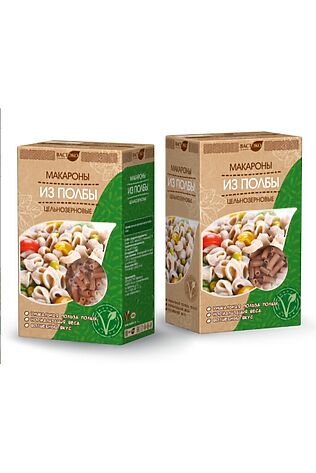 ЭКО-ПРОДУКТЫ Макароны полбяные 'Спираль' ц/з 400г #1184343