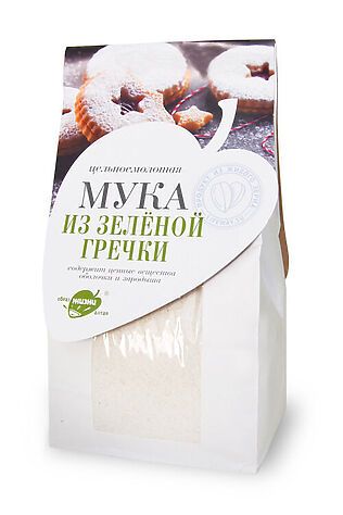ЭКО-ПРОДУКТЫ Мука зелёной гречки цельносмолотая  500г #1184398