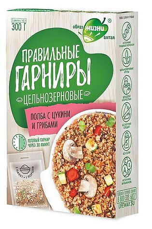 ЭКО-ПРОДУКТЫ Полба с цукини и грибами 300г #1184420