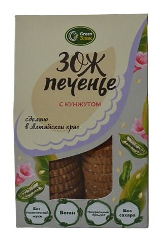 ЭКО-ПРОДУКТЫ Печенье овсяное ЗОЖ с кунжутом 150г #1184434