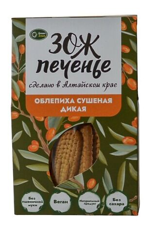 ЭКО-ПРОДУКТЫ Печенье овсяное ЗОЖ кукурузное с облепихой дикой 100г #1184443