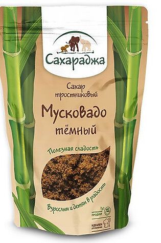 ЭКО-ПРОДУКТЫ Сахар тростниковый 'Мусковадо' тёмный 450г #1184461