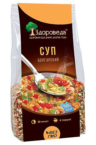 ЭКО-ПРОДУКТЫ Суп Болгарский с зеленой чечевицей 250г #1184471
