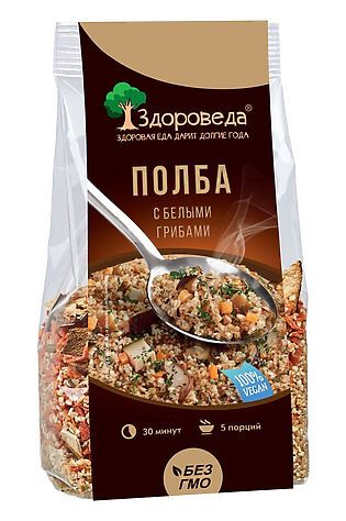 ЭКО-ПРОДУКТЫ Полба с белыми грибами и овощами 250г #1184739